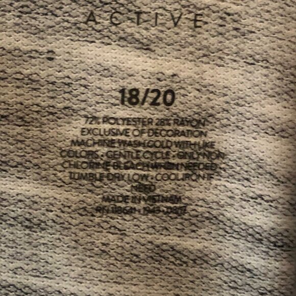 Women's Plus Lane Bryant Livi Active Lightweight Hoodie Sweatshirt 18/20 - Picture 5 of 11